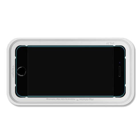 Spigen ochranné sklo Glas.tR AlignMaster pre iPhone 7/8/SE 2020/2022 - Black Frame
