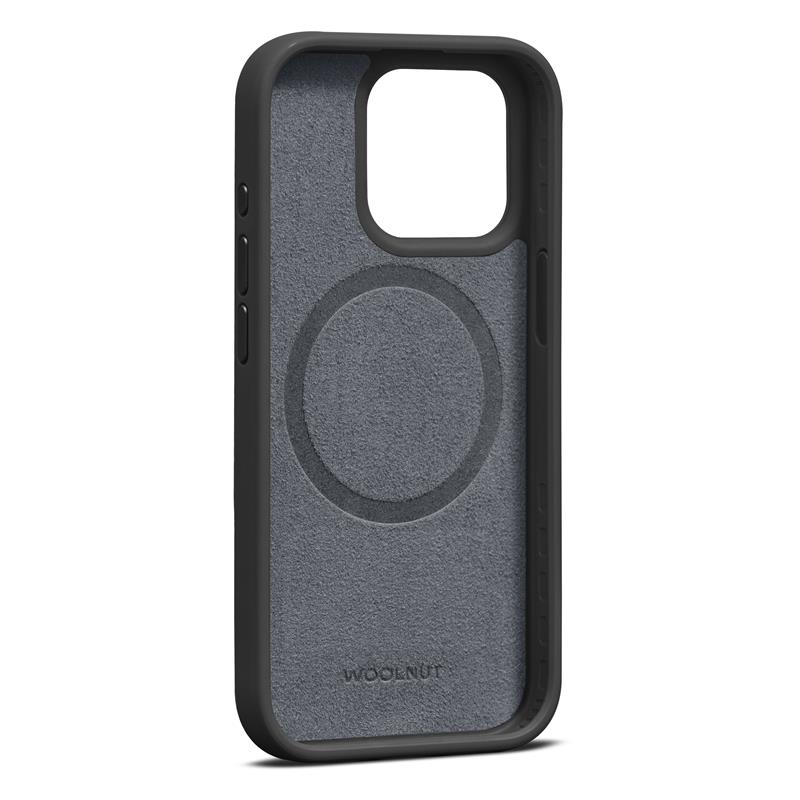 Woolnut Leather Case for iPhone 15 Pro - Black