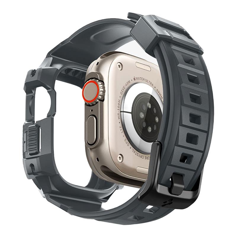 Spigen kryt Rugged Armor Pro pre Apple Watch Ultra 49mm - Dark Gray
