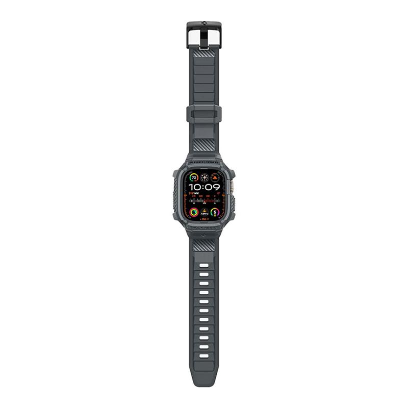 Spigen kryt Rugged Armor Pro pre Apple Watch Ultra 49mm - Dark Gray