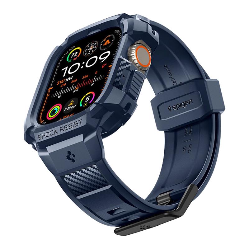 Spigen kryt Rugged Armor Pro pre Apple Watch Ultra 49mm - Navy Blue