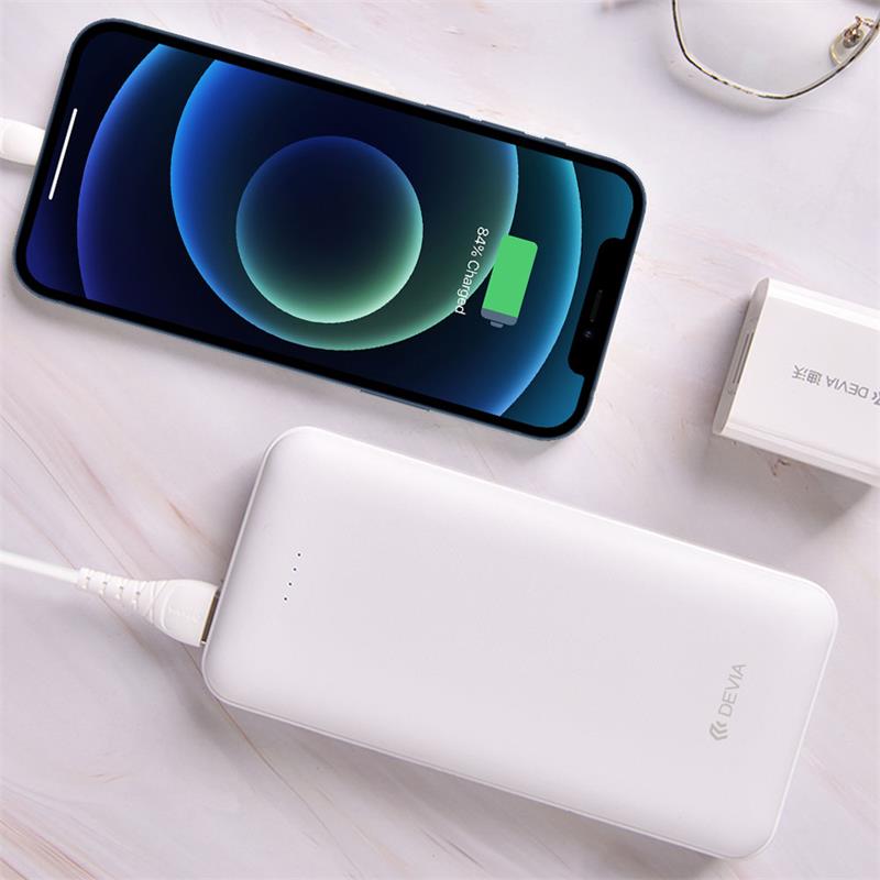 Devia powerbank Kintone 20000 mAh - White