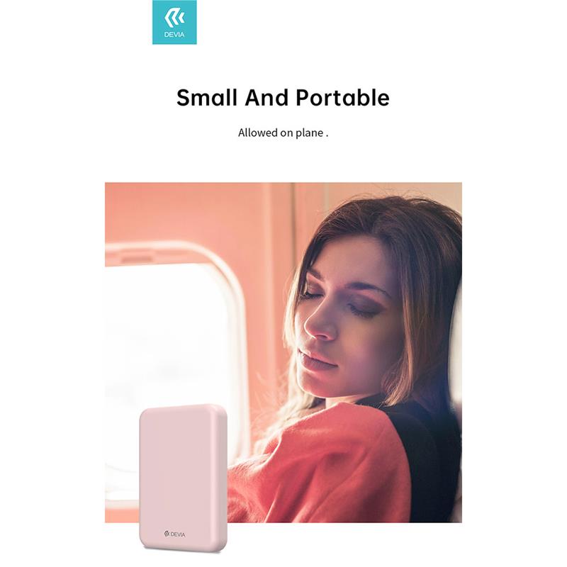Devia powerbank Smart Series Magnetic Wireless 5000 mAh PD 20W - White