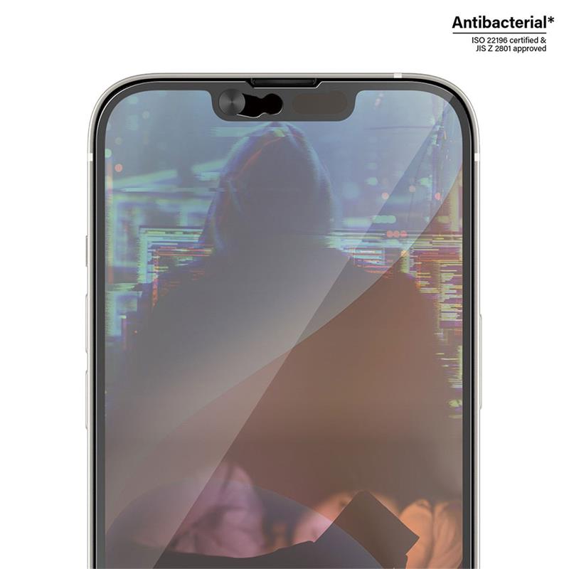 PanzerGlass ochranné sklo Camslider AB pre iPhone 14/13/13 Pro - Black Frame