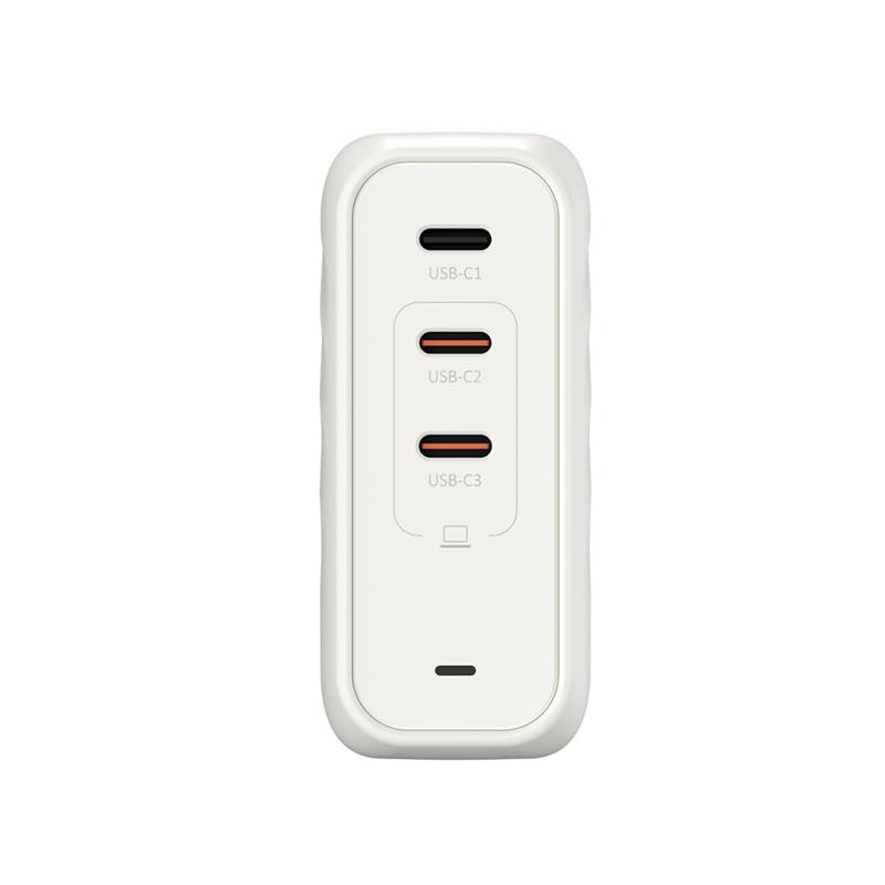 Adam Elements Omnia Pro 140W 3-Port GaN Power Charging Kit - White