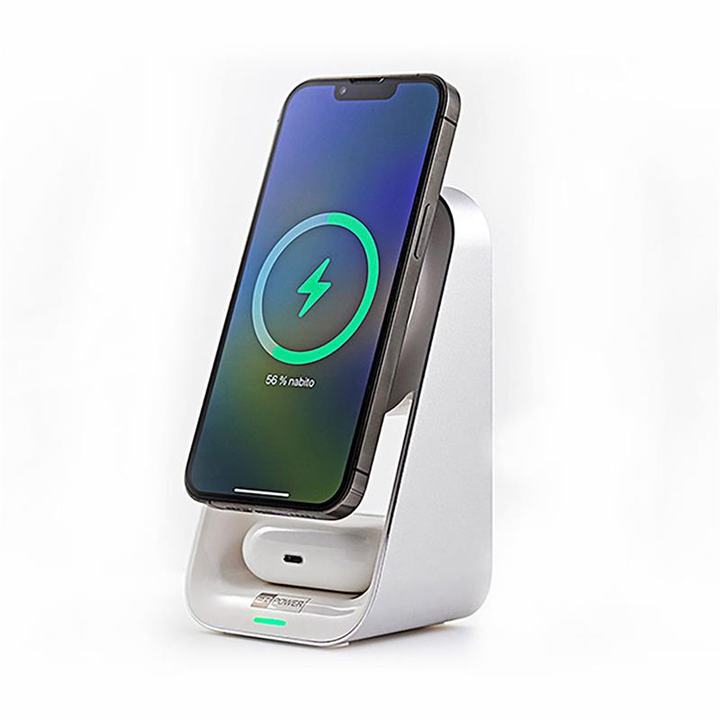 ER POWER stojan 2-in-1 Magsafe MFM - White