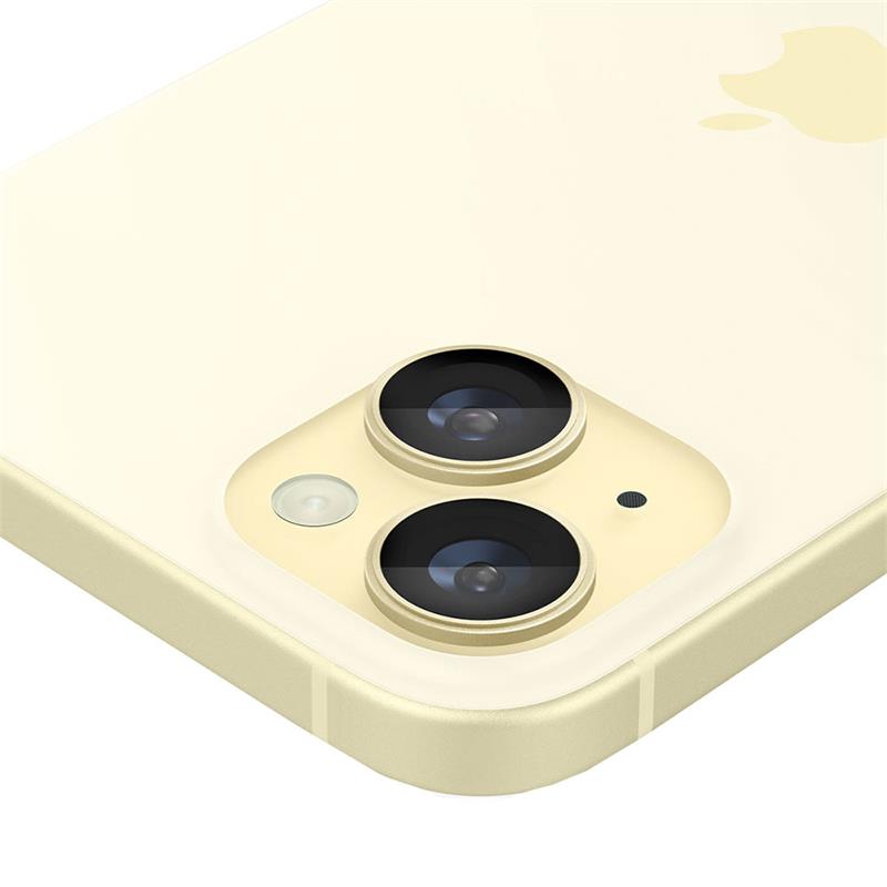 Spigen Optik Pro Lens Protector pre iPhone 15/15 Plus - Yellow