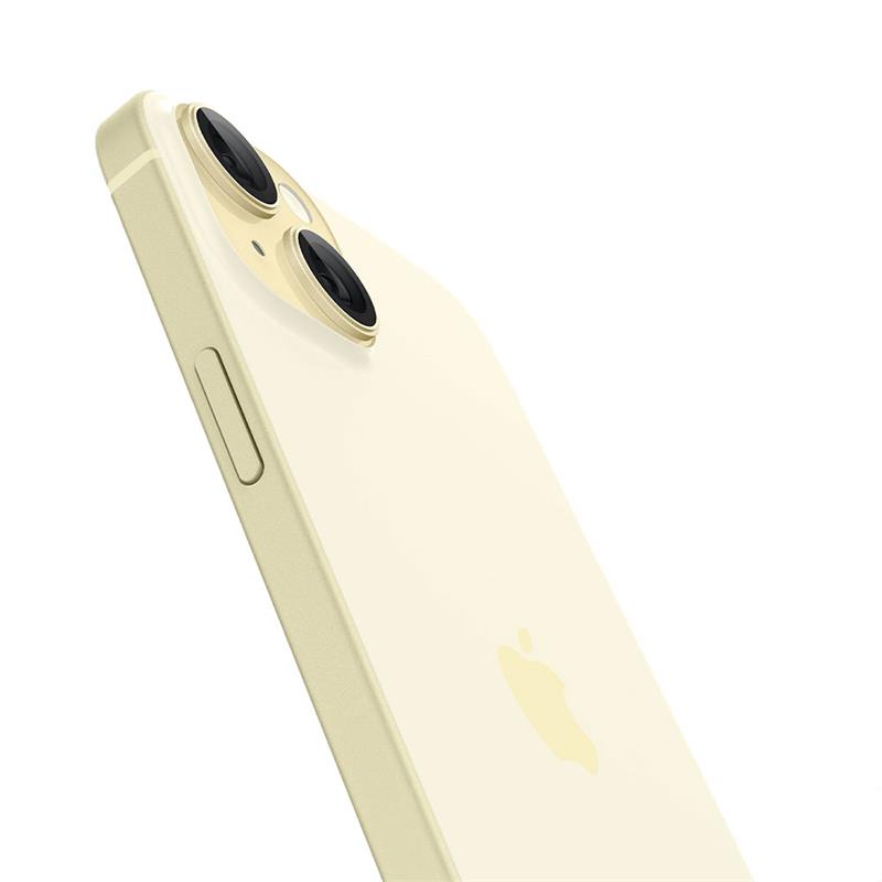 Spigen Optik Pro Lens Protector pre iPhone 15/15 Plus - Yellow