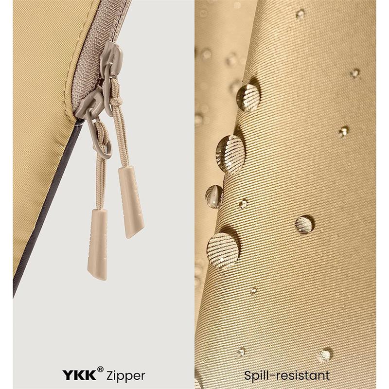 Tomtoc Light Dual-color Slim Laptop Handbag 13,5 " - Cookie/Gold