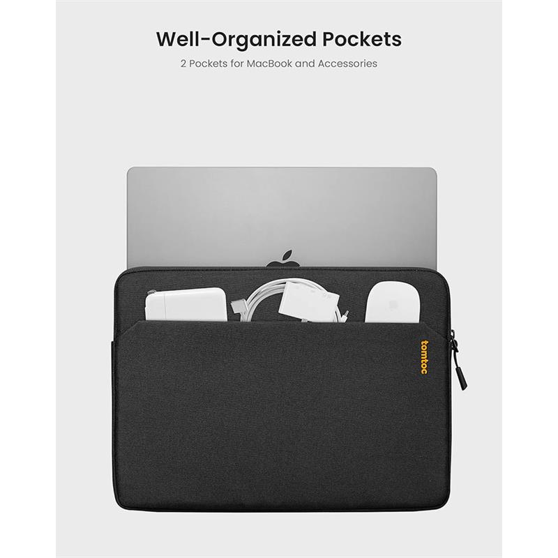 Tomtoc puzdro Light Sleeve pre Macbook Air 15" M2/M3/M4 - Black