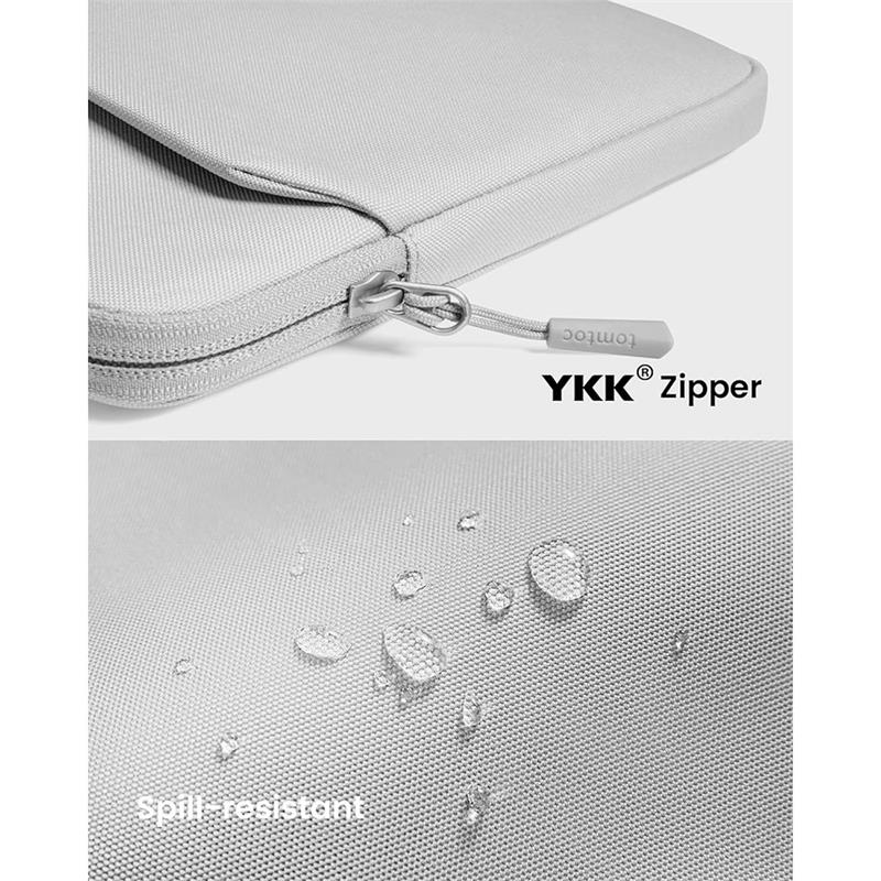 Tomtoc puzdro Light Sleeve pre Macbook Air 15" M2/M3/M4 - Light Gray