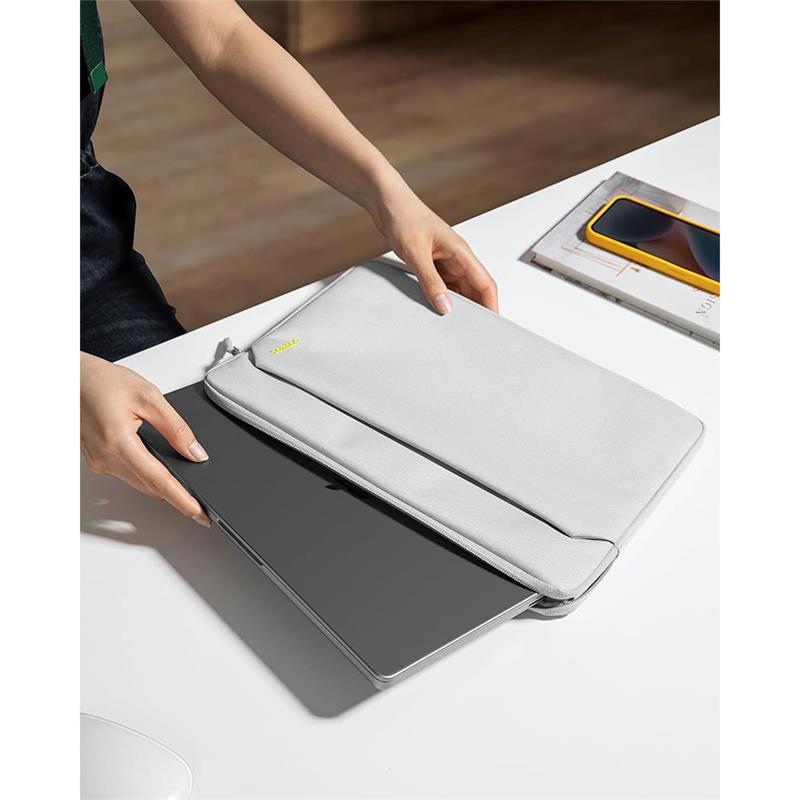 Tomtoc puzdro Light Sleeve pre Macbook Air 15" M2/M3/M4 - Light Gray