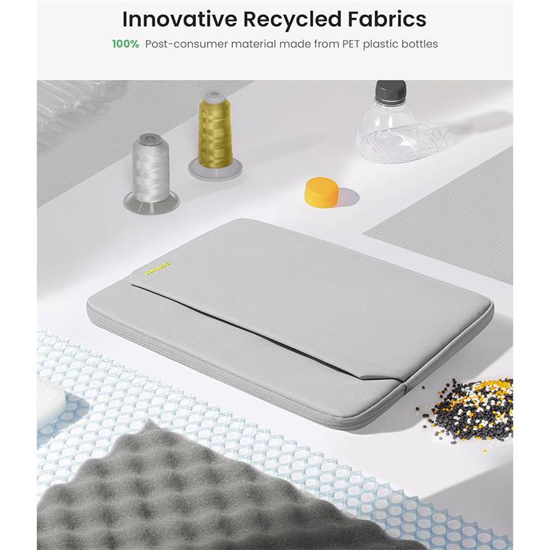 Tomtoc puzdro Light Sleeve pre iPad Pro 12.9"/Pro 13"/Air 13" - Light Gray