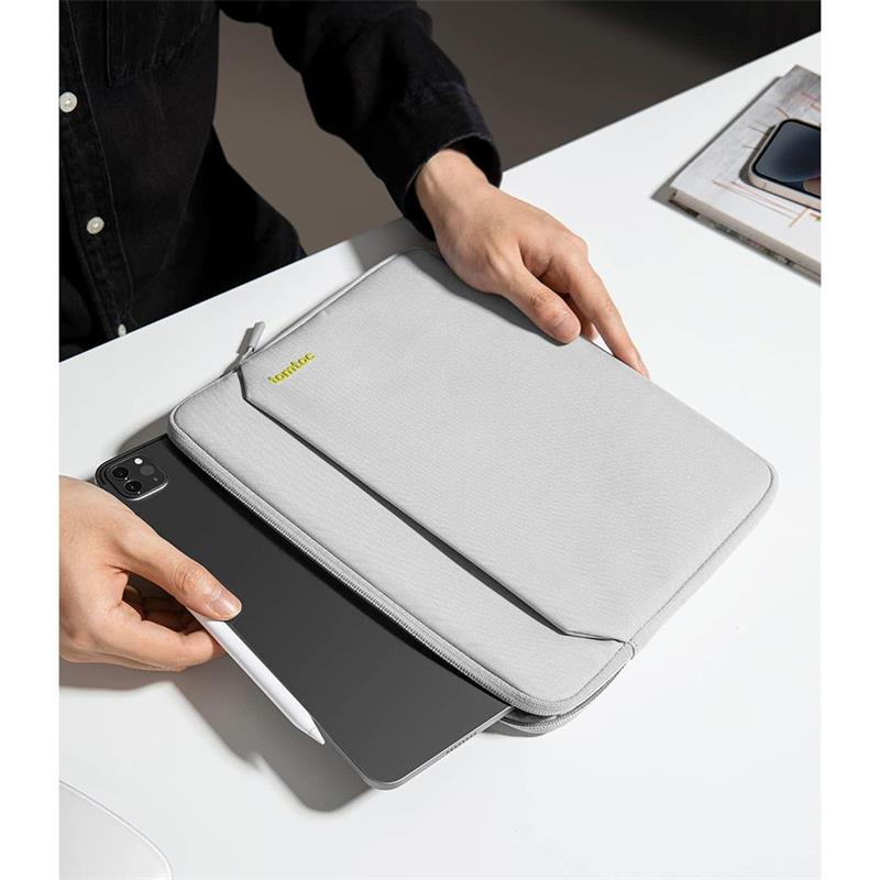 Tomtoc puzdro Light Sleeve pre iPad Pro 12.9"/Pro 13"/Air 13" - Light Gray