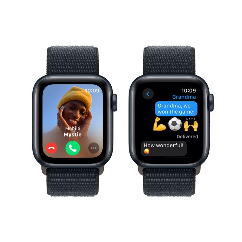 Apple Watch SE GPS 40mm Midnight Aluminium Case with Midnight Sport Loop *rozbaleno*