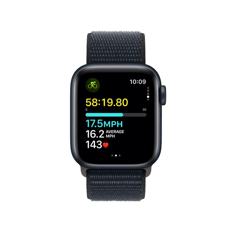 Apple Watch SE GPS 40mm Midnight Aluminium Case with Midnight Sport Loop *rozbaleno*