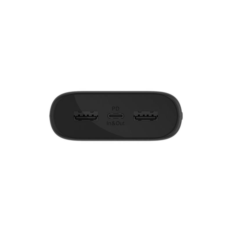 Belkin Boost Charge 3-Port Compact Powerbank 20K with PD 20W - Black