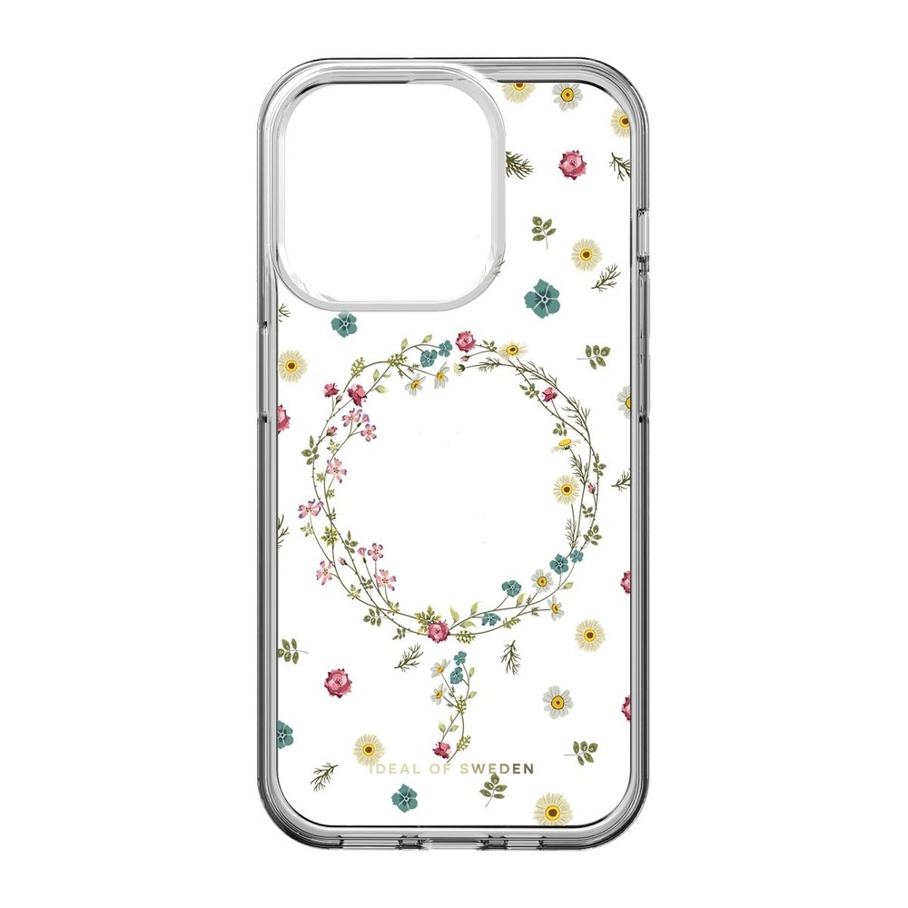 iDeal Fashion Clear Case MagSafe iPhone 15 Pro Petite Floral