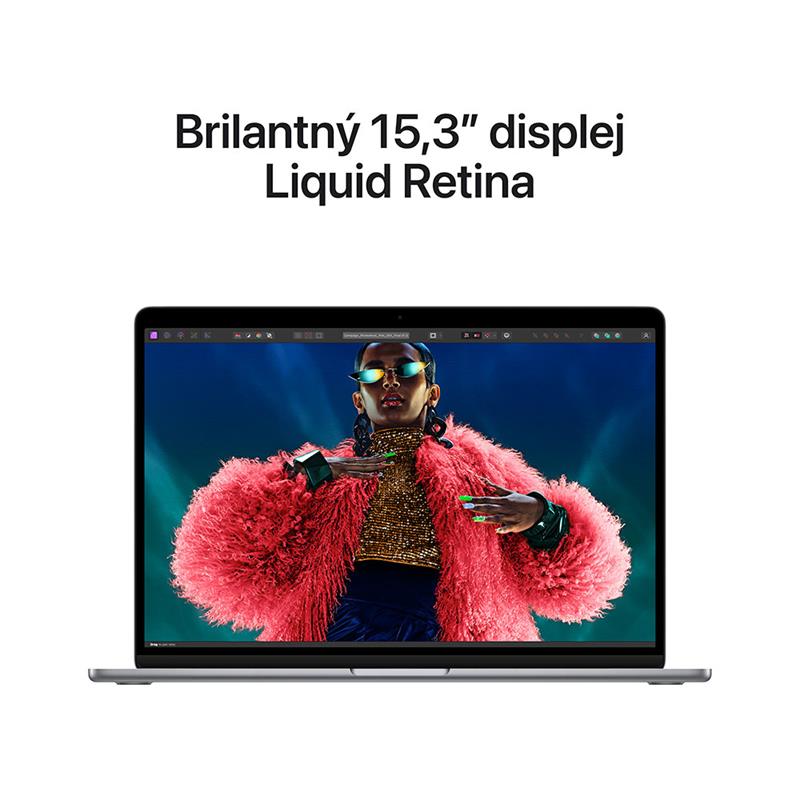 MacBook Air 15" Apple M3 8C CPU 10C GPU 16GB 512GB Kozmický sivý SK