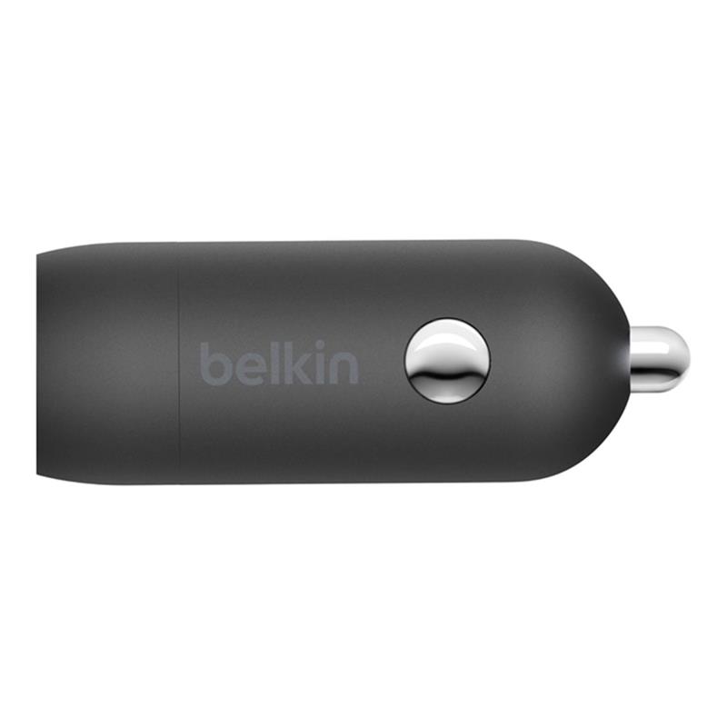 Belkin 30W PD USB-C Car Charger + 1m USB-C to USB-C kábel  - Black