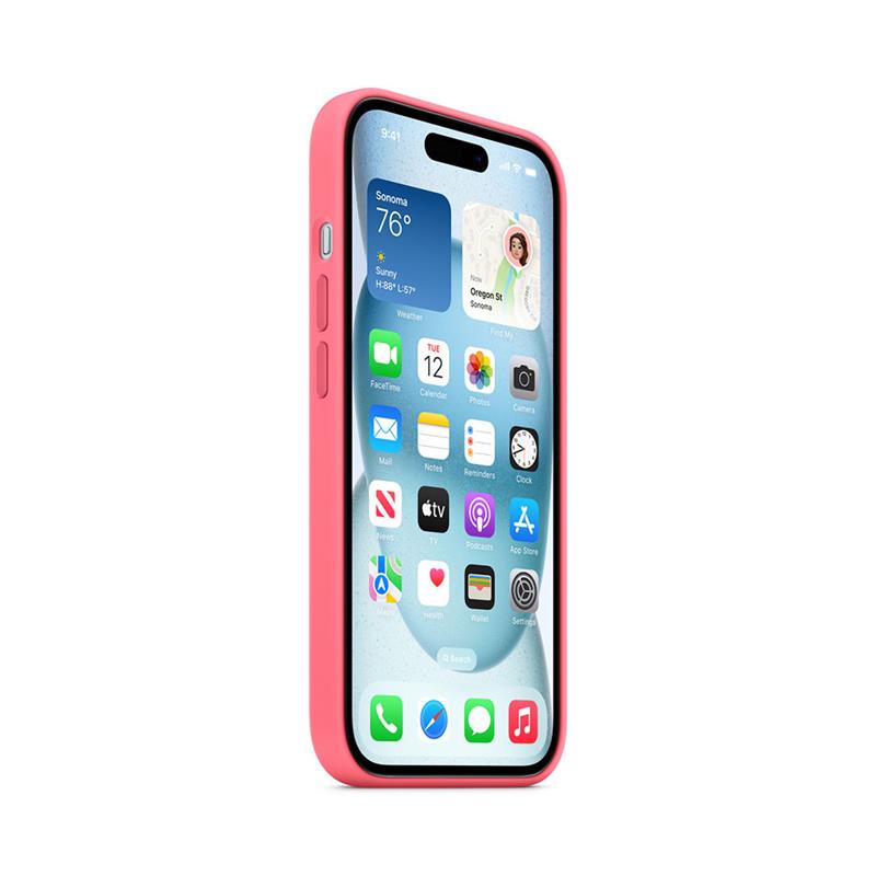iPhone 15 Silicone Case with MagSafe - Pink