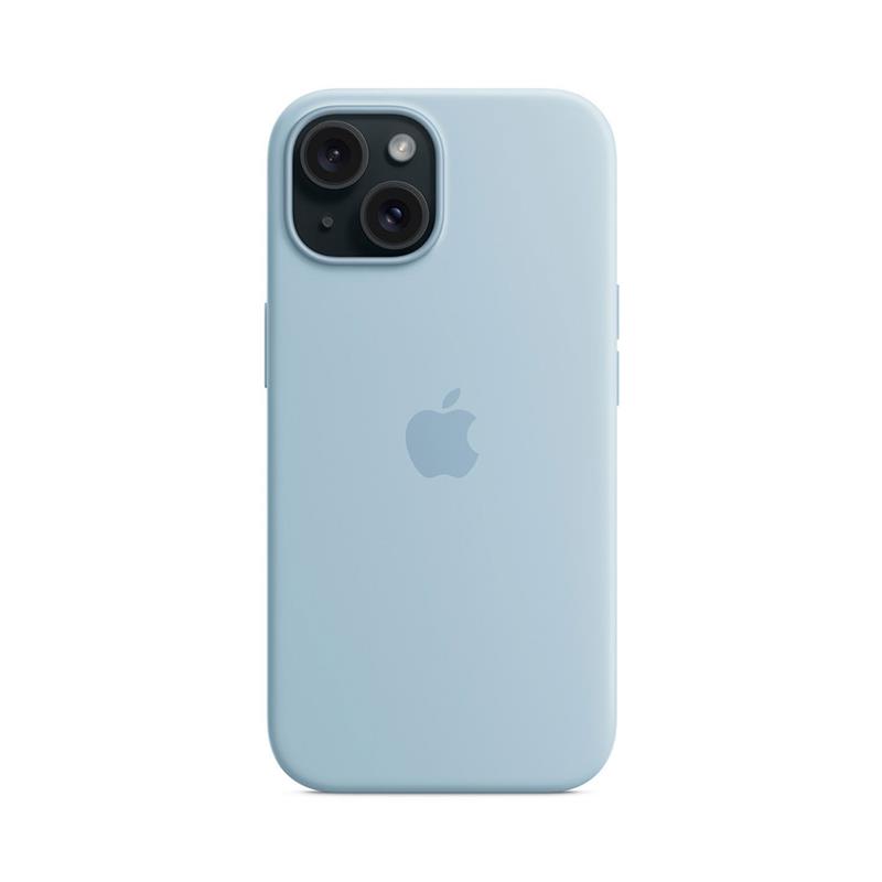 iPhone 15 Silicone Case with MagSafe - Light Blue