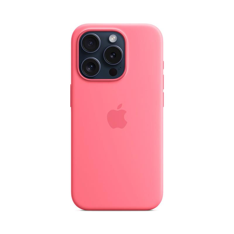 iPhone 15 Pro Silicone Case with MagSafe - Pink