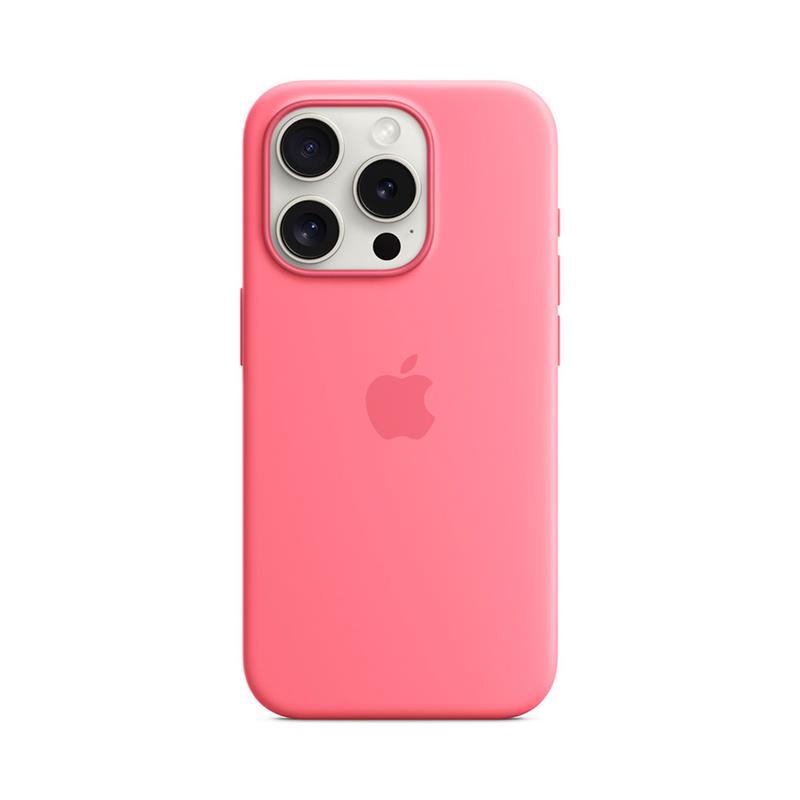 iPhone 15 Pro Silicone Case with MagSafe - Pink