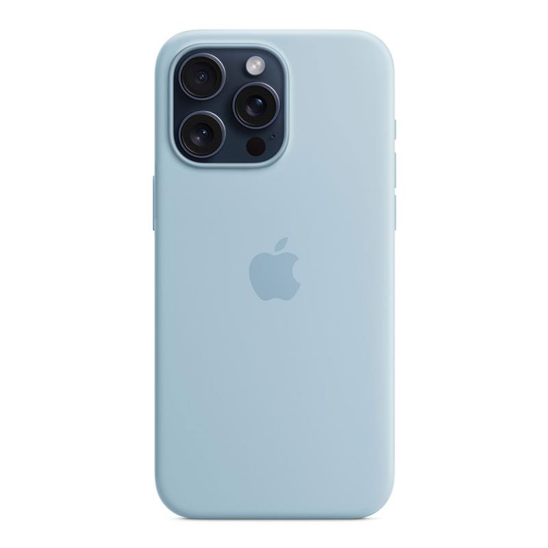 iPhone 15 Pro Max Silicone Case with MagSafe - Light Blue