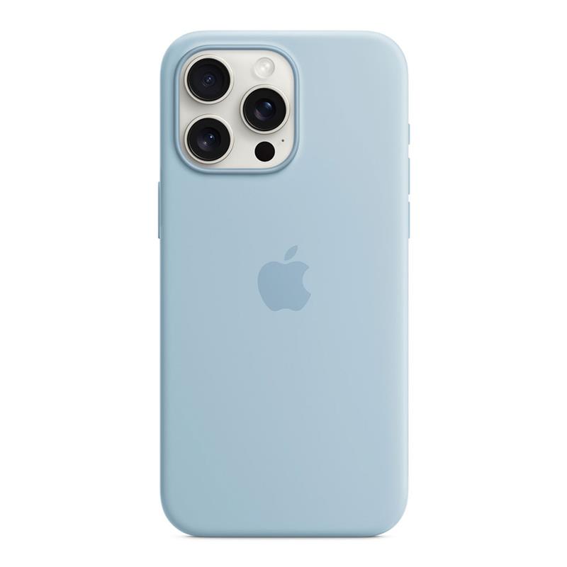 iPhone 15 Pro Max Silicone Case with MagSafe - Light Blue