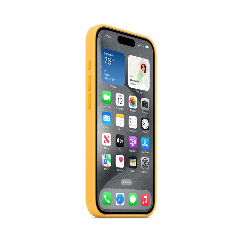 iPhone 15 Pro Silicone Case with MagSafe - Sunshine