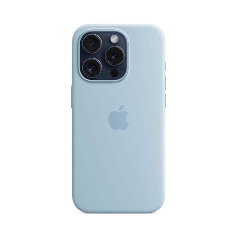 iPhone 15 Pro Silicone Case with MagSafe - Light Blue