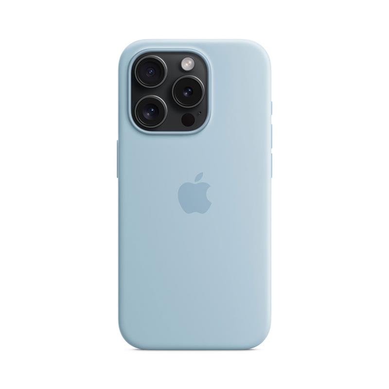 iPhone 15 Pro Silicone Case with MagSafe - Light Blue