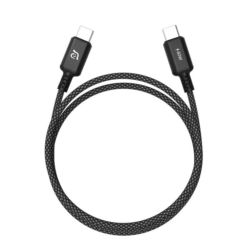 Adam Elements kábel CASA S120 USB-C na USB-C 60W 1.2m - Black