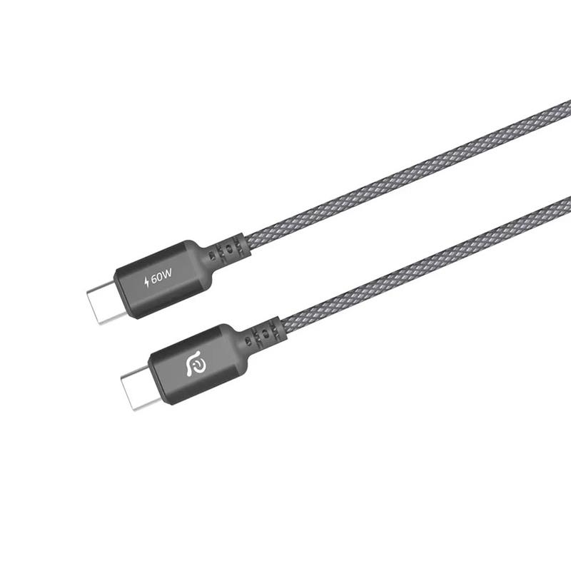 Adam Elements kábel CASA S120 USB-C na USB-C 60W 1.2m - Gray