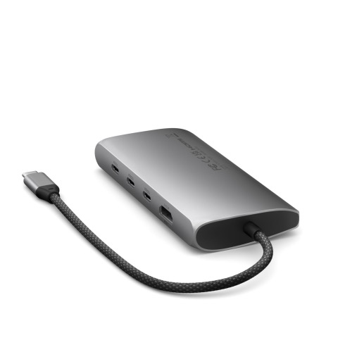 Satechi USB-C Multiport adaptér 8K with Ethernet V3 - Space Gray