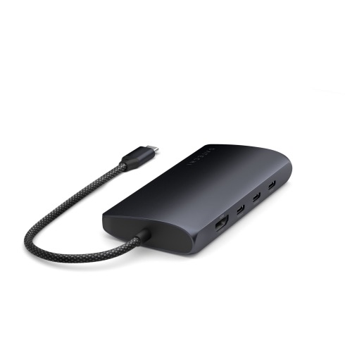 Satechi USB-C Multiport adaptér 8K with Ethernet V3 - Midnight