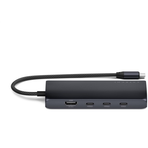 Satechi USB-C Multiport adaptér 8K with Ethernet V3 - Midnight