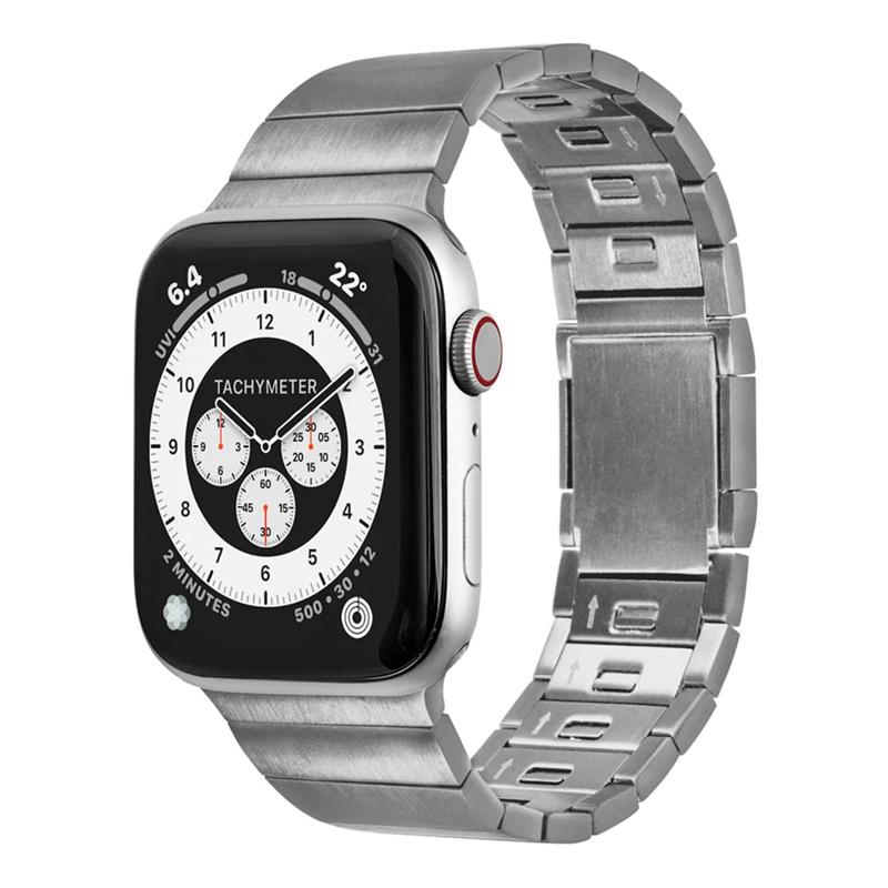 LAUT remienok Links 2 pre Apple Watch 44-49mm - Silver
