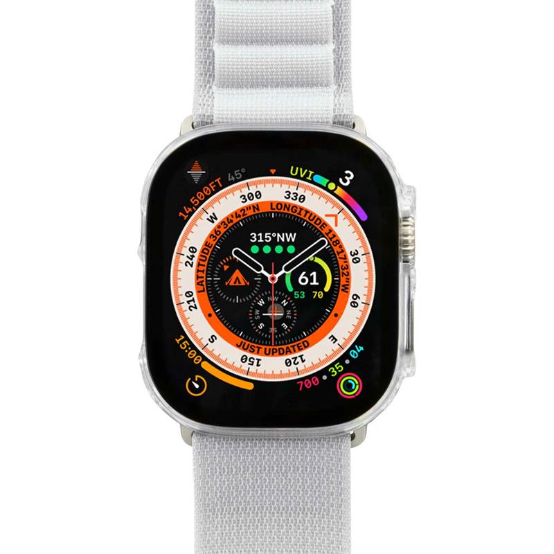 LAUT kryt Shield Watch Case pre Apple Watch Ultra 49mm - Clear