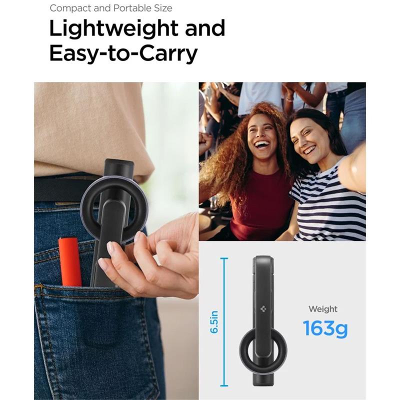 Spigen Selfie Stick Tripod Magsafe S570W - Black