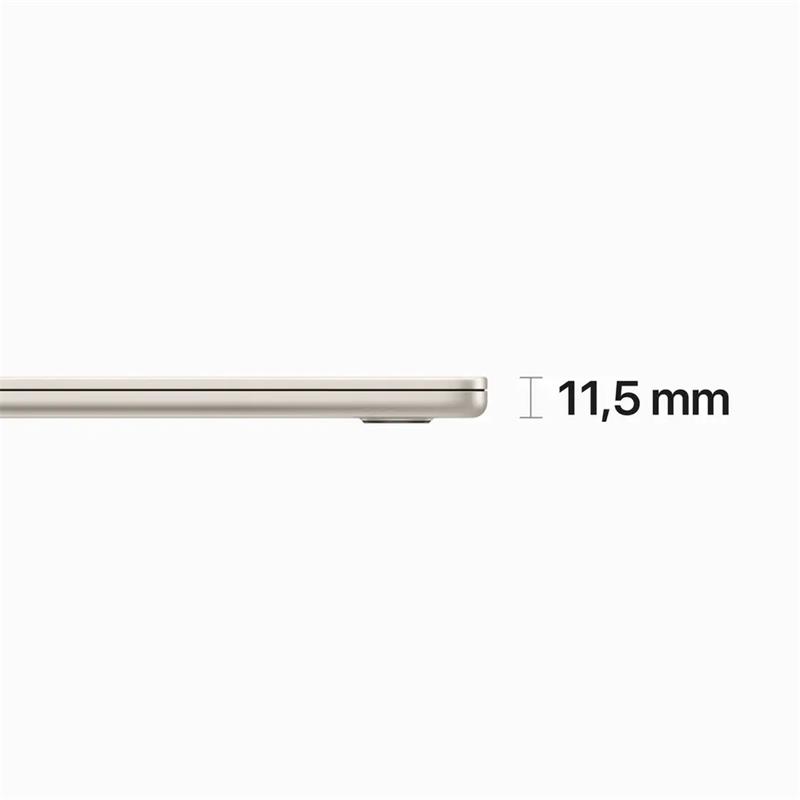 MacBook Air 15" Apple M2 8core CPU 10core GPU 8GB 256GB Hvězdně Bílý CZ *vystaveno*