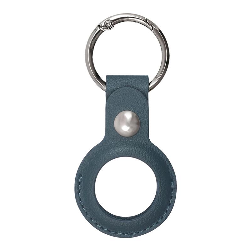 Xqisit puzdro NP Faux Leather Keyring pre AirTag - Blue