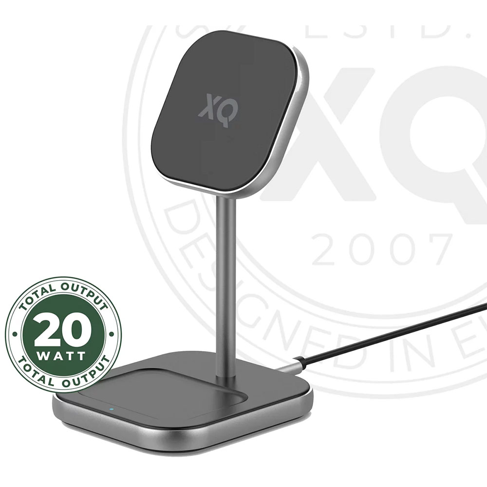 Xqisit NP Magnetic Charging Station 2 in 1 - Black