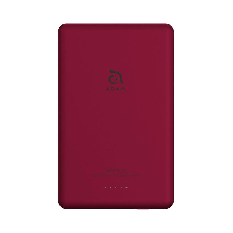 Adam Elements Magnetic Wireless Powerbank Gravity C5 5.000 mAh - Red