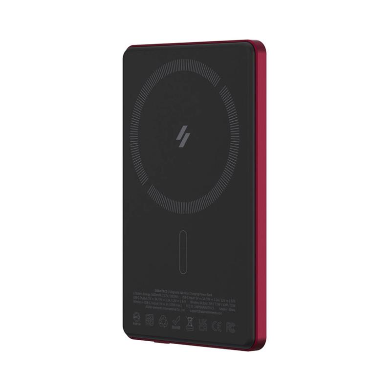 Adam Elements Magnetic Wireless Powerbank Gravity C5 5.000 mAh - Red