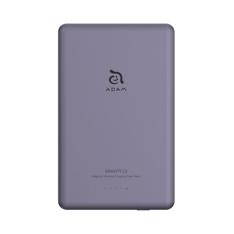 Adam Elements Magnetic Wireless Powerbank Gravity C5 5.000 mAh - Purple