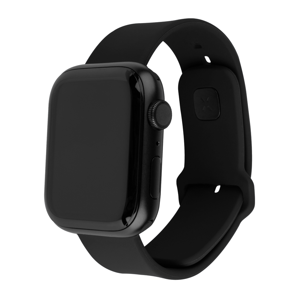 FIXED Silicone Sporty Strap pro Apple Watch 41/40/38 mm, černý