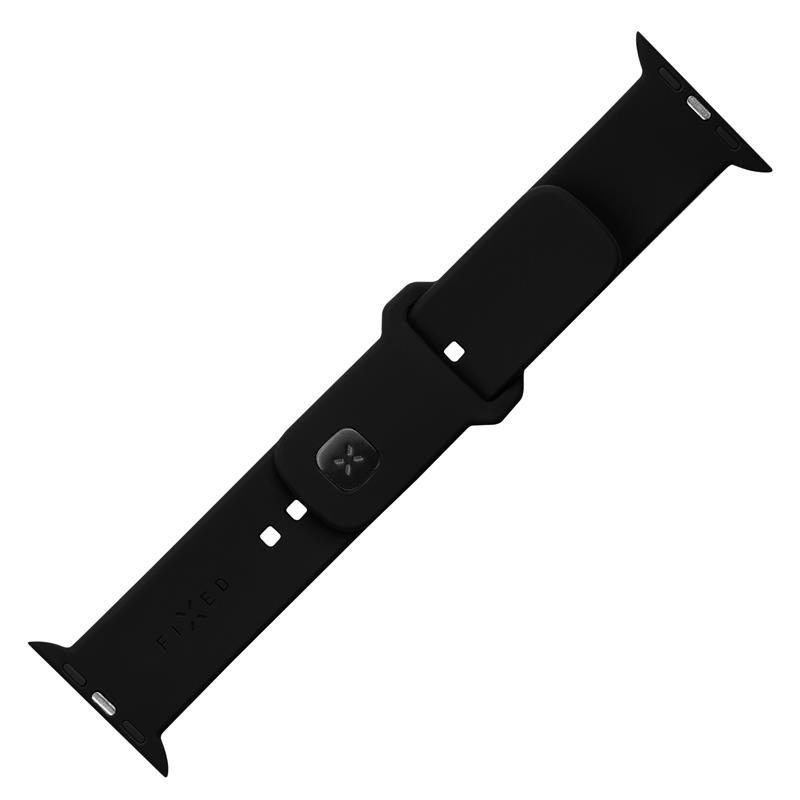 FIXED Silicone Sporty Strap pro Apple Watch 41/40/38 mm, černý