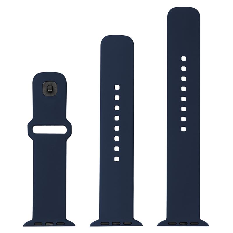 FIXED Silicone Sporty Strap pro Apple Watch 41/40/38 mm, modrý